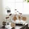 Gold and Silver Metal Vintage Bicycle Sculpture Set